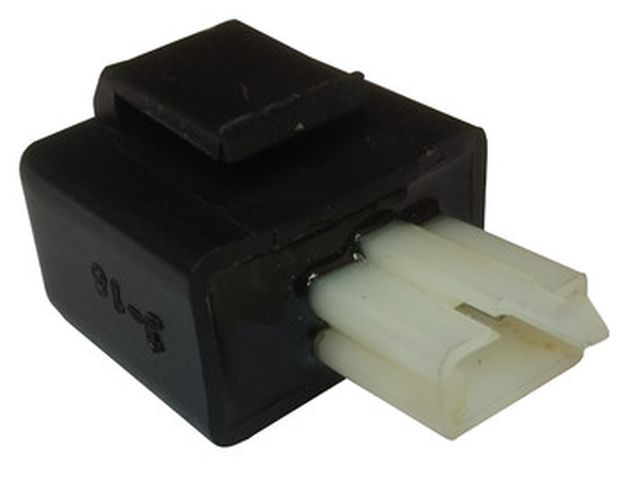 TURN SIGNAL RELAY HONDA CBR/GL/ST/VT/VTX KAWASAKI ER6/KLE650/VN/ZR/ZX6/ZX9/ZX10/ZX14 YAMAHA R1/R6/FZ1/FZ8 (12V, 4X21W) (4MY-83350-01-00)