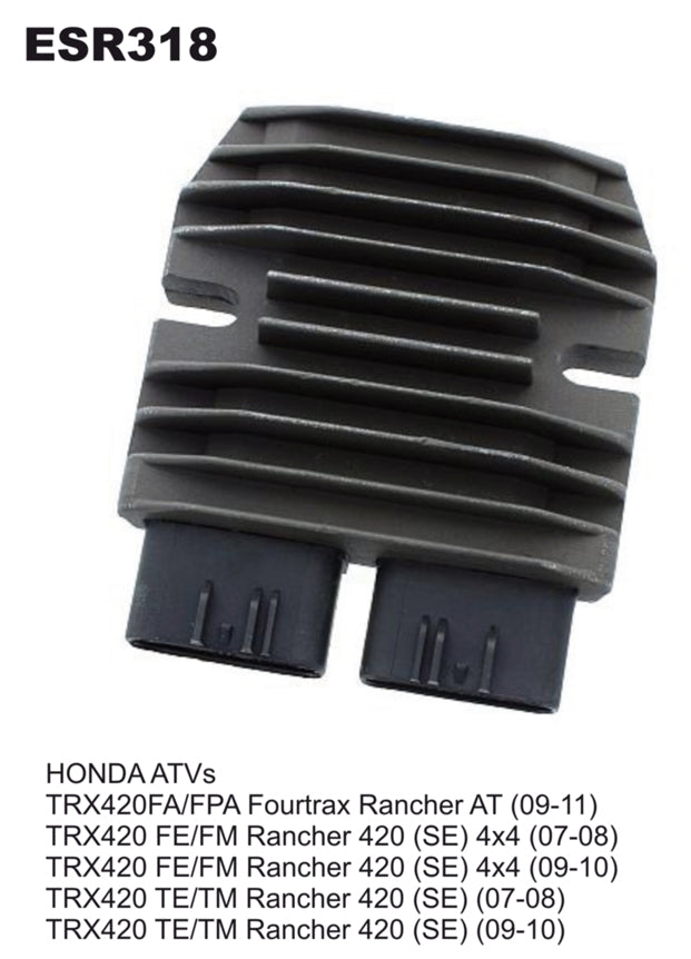 VOLTAGE REGULATOR HONDA TRX420 FOURTRAX RANCHER 07-13, MUV700 BIG RED 09-13