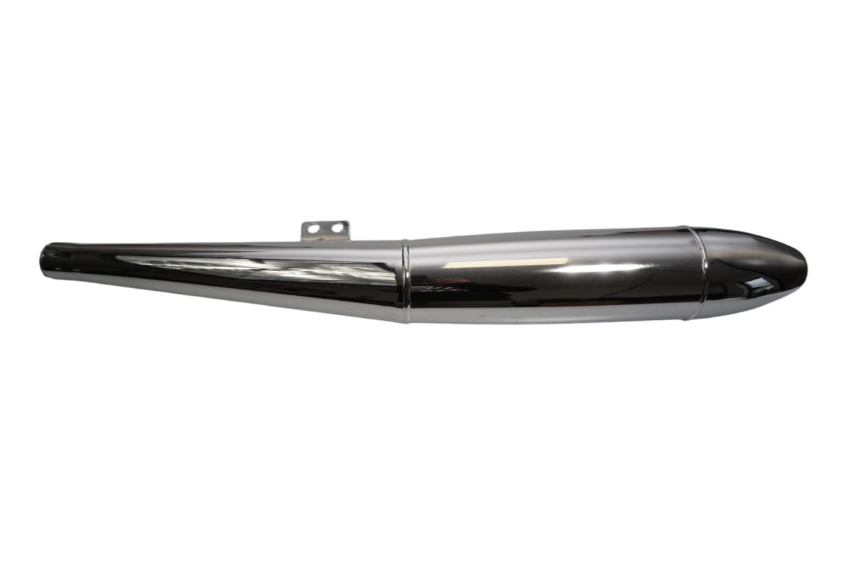 EXHAUST TIP (MUFFLER) CHROME LEFT (OEM STYLE) BMW R50/5, R75/5, R60/5 69-72 (LENGTH 81.5CM)