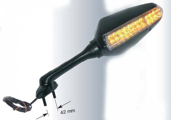 RIGHT LED MIRROR SUZUKI GSXR1000 05-06, GSXR600/750 06