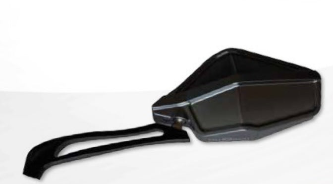 UNIVERSAL RIGHT MIRROR ANODIZED ALUMINIUM BLACK