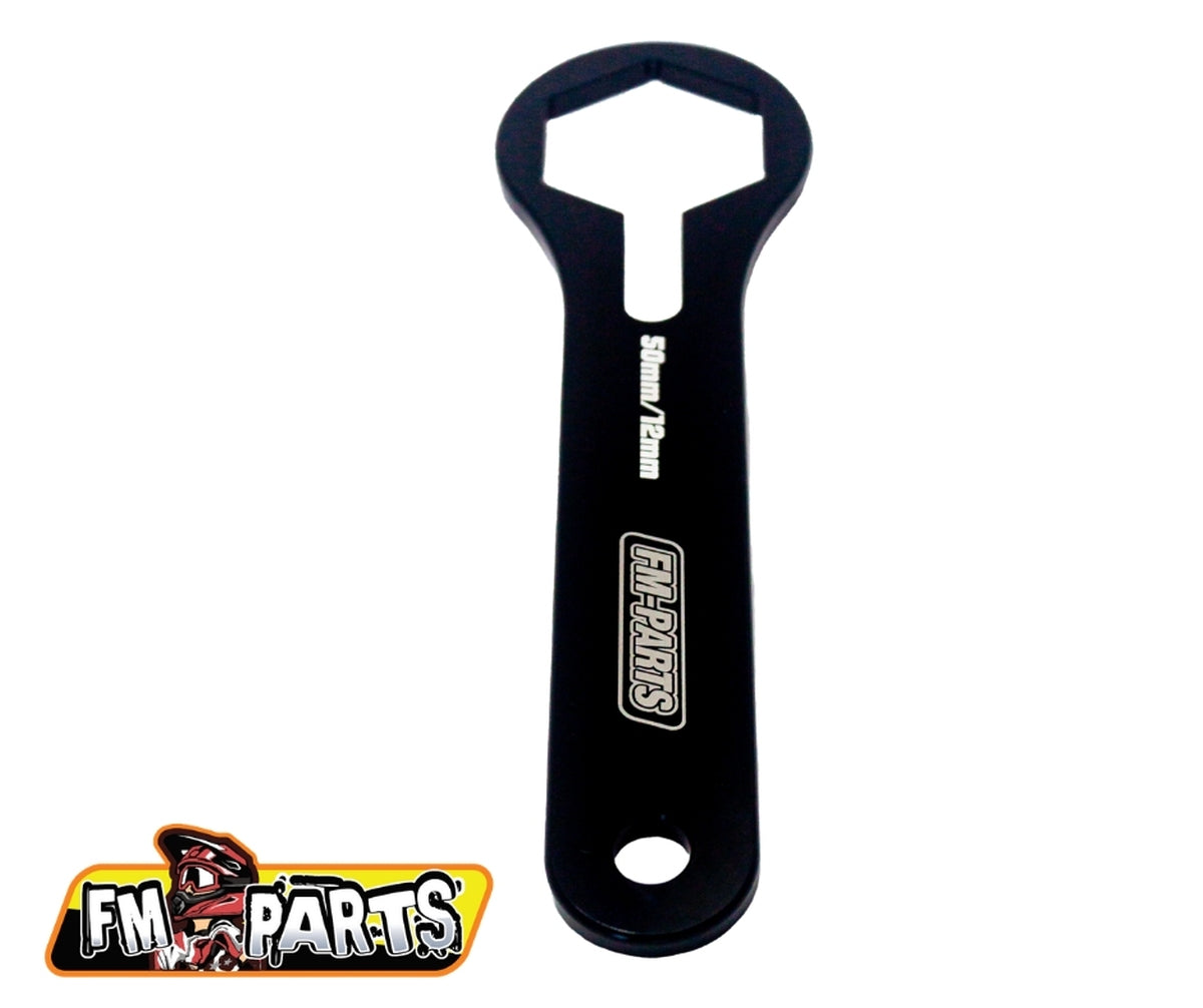FRONT SUSPENSION SERVICE TOOL WP HEX 50MM FOR UPPER SHOCK NUTS HUSQVARNA/KTM BLACK