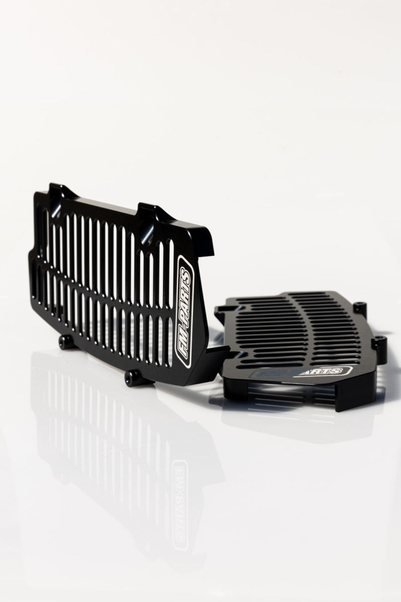 RADIATOR GUARDS (GRILLE) ALUMINIUM 20-25 TBI/TPI GAS GAS/KTM/HUSQVARNA BLACK