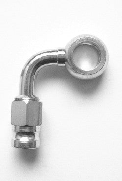 BRAKE HOSE END FITTING COMPLETE Ø10MM ANGLE (90° SIDE)