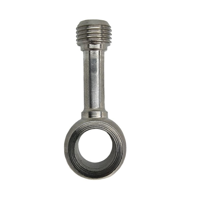 BRAKE HOSE FITTING Ø10MM HOM 15° (STAINLESS STEEL)