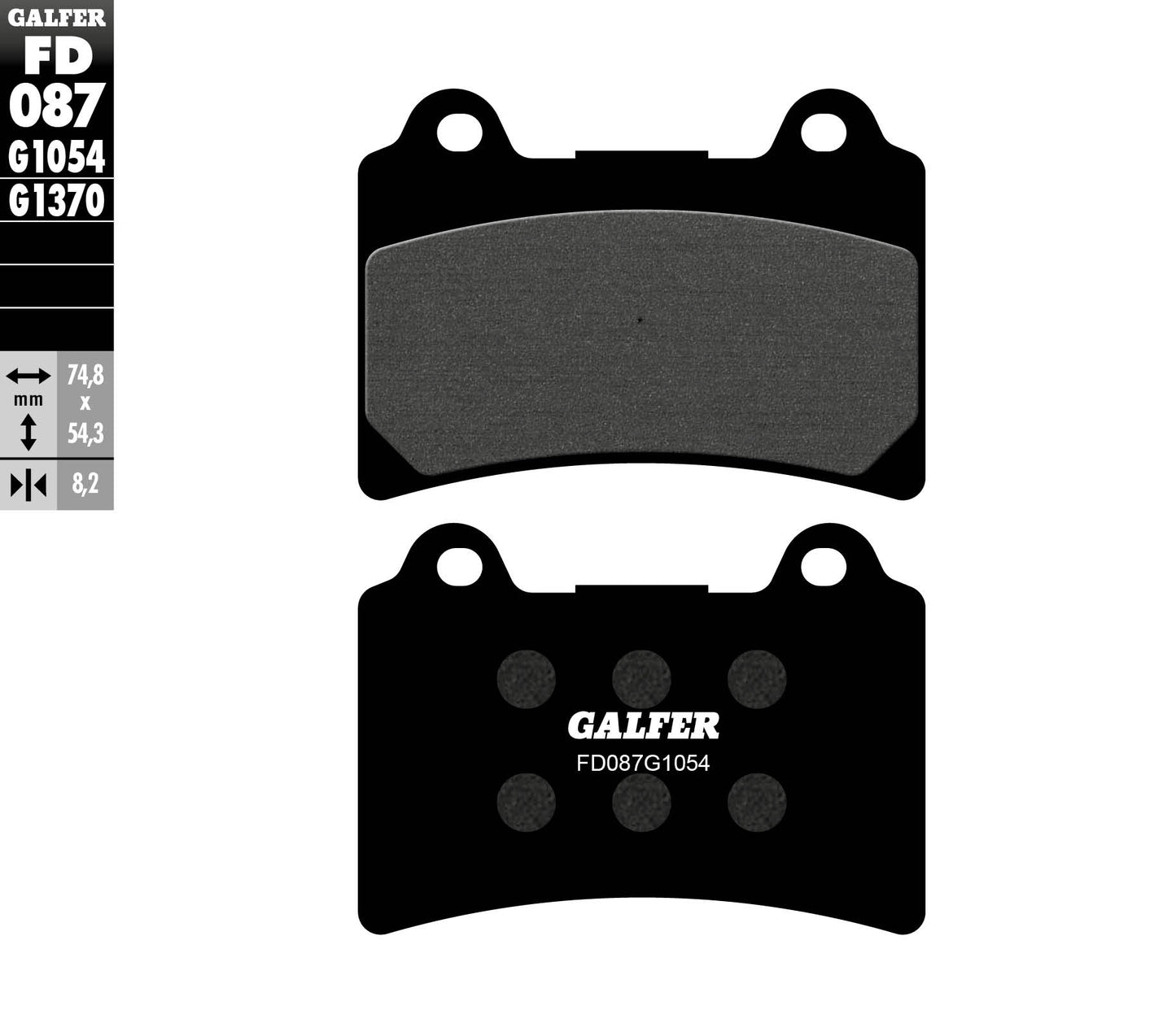BRAKE PADS KH123 SEMI-METALLIC