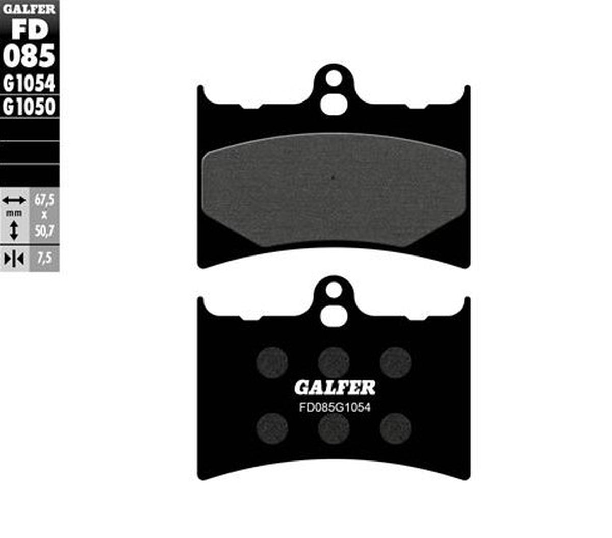BRAKE PADS KH126 SEMI-METALLIC