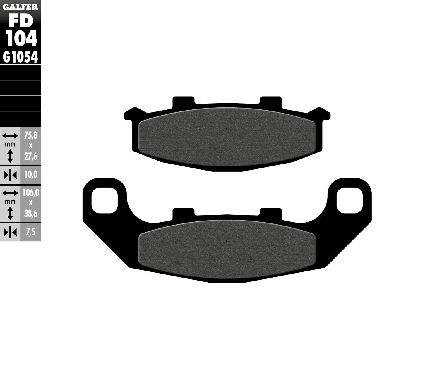 BRAKE PADS KH141 SEMI-METALLIC