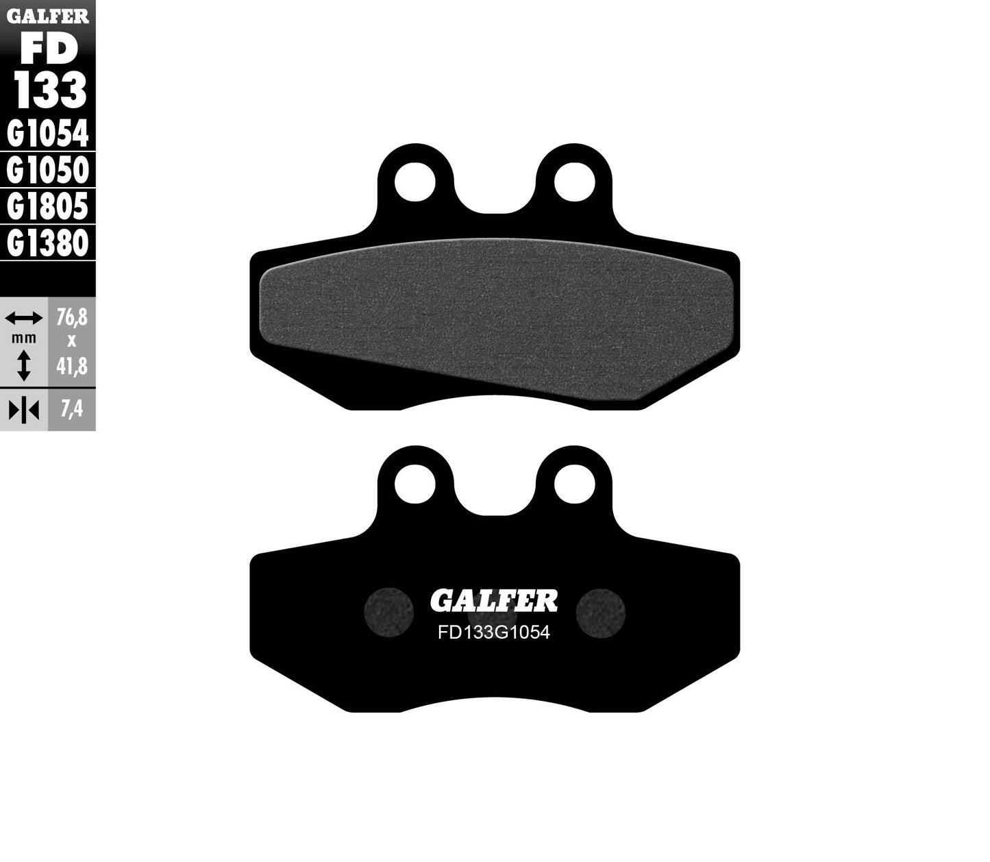 BRAKE PADS KH167 SEMI-METALLIC