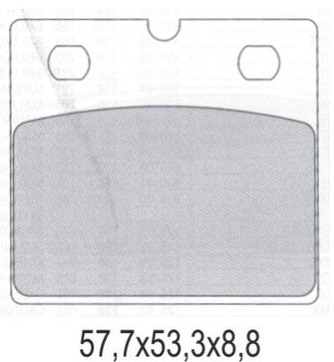 BRAKE PADS KH171 SEMI-METALLIC