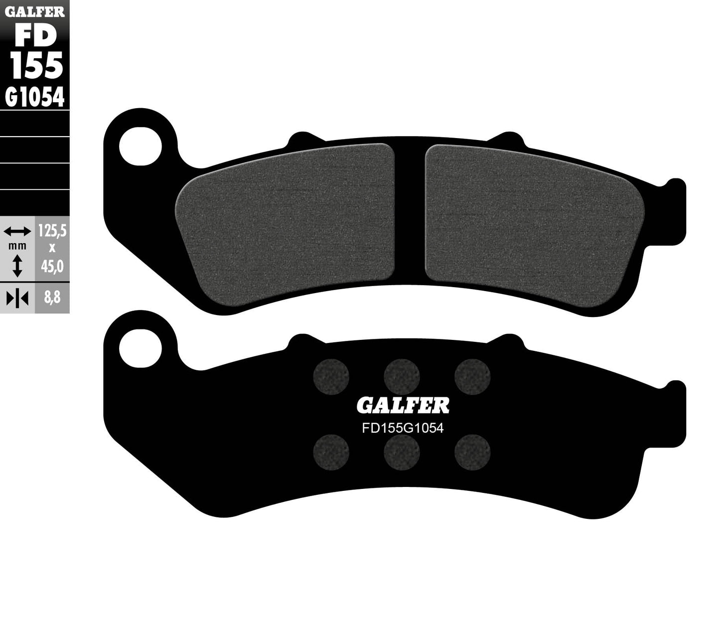 BRAKE PADS KH189 SEMI-METALLIC