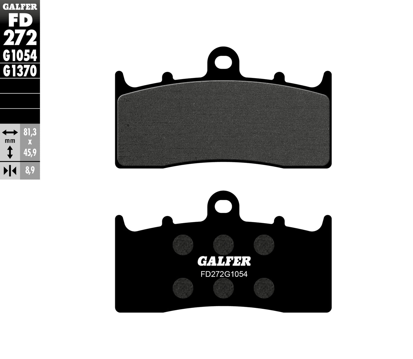 BRAKE PADS KH294 / KH613 SEMI-METALLIC