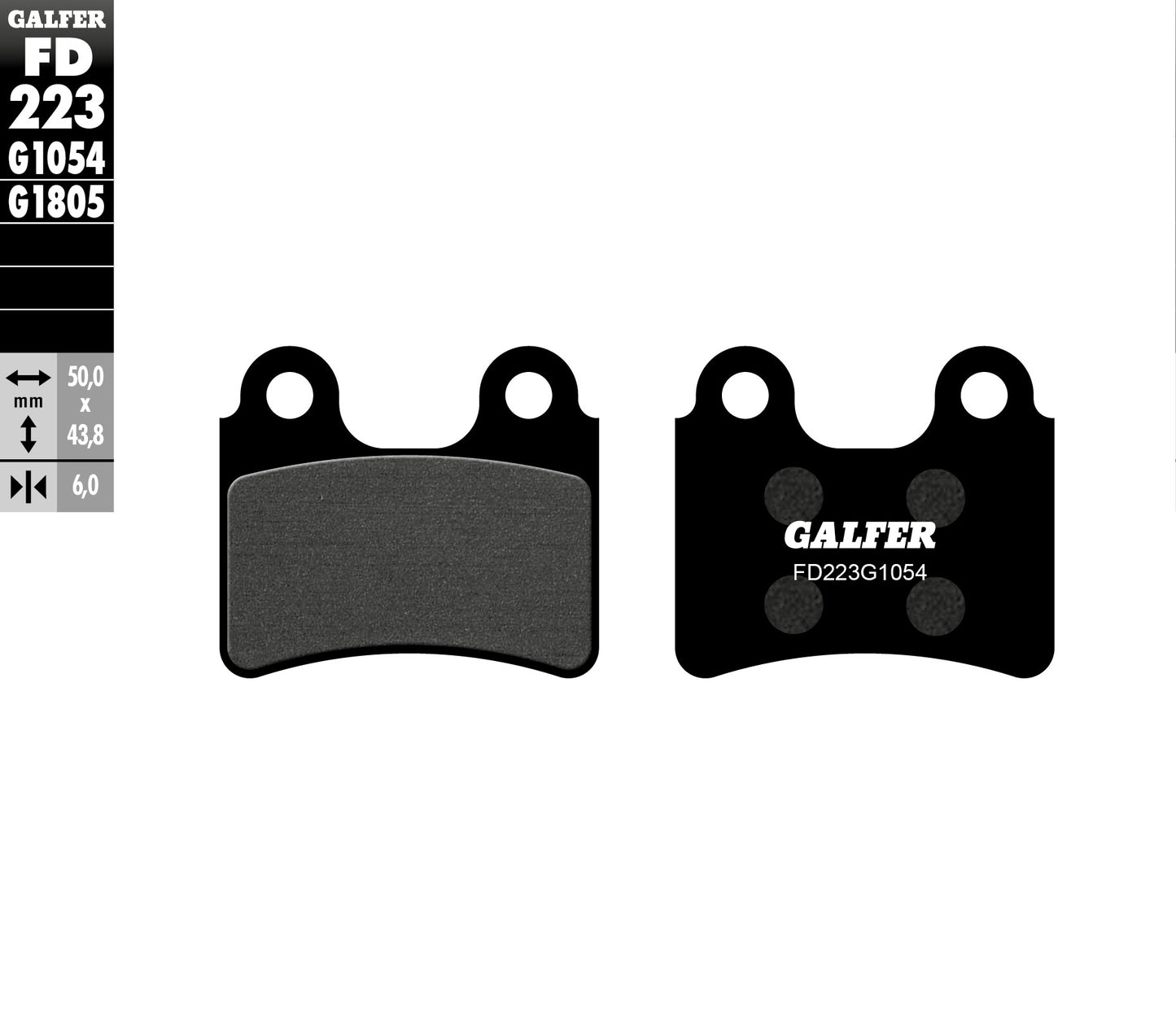 BRAKE PADS KH303 SEMI-METALLIC