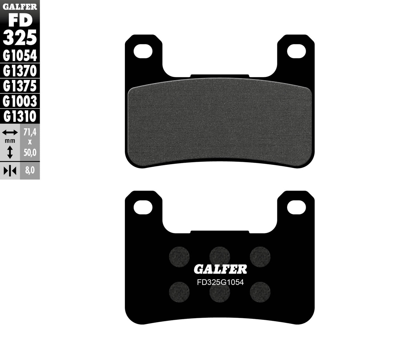 BRAKE PADS KH379 SEMI-METALLIC