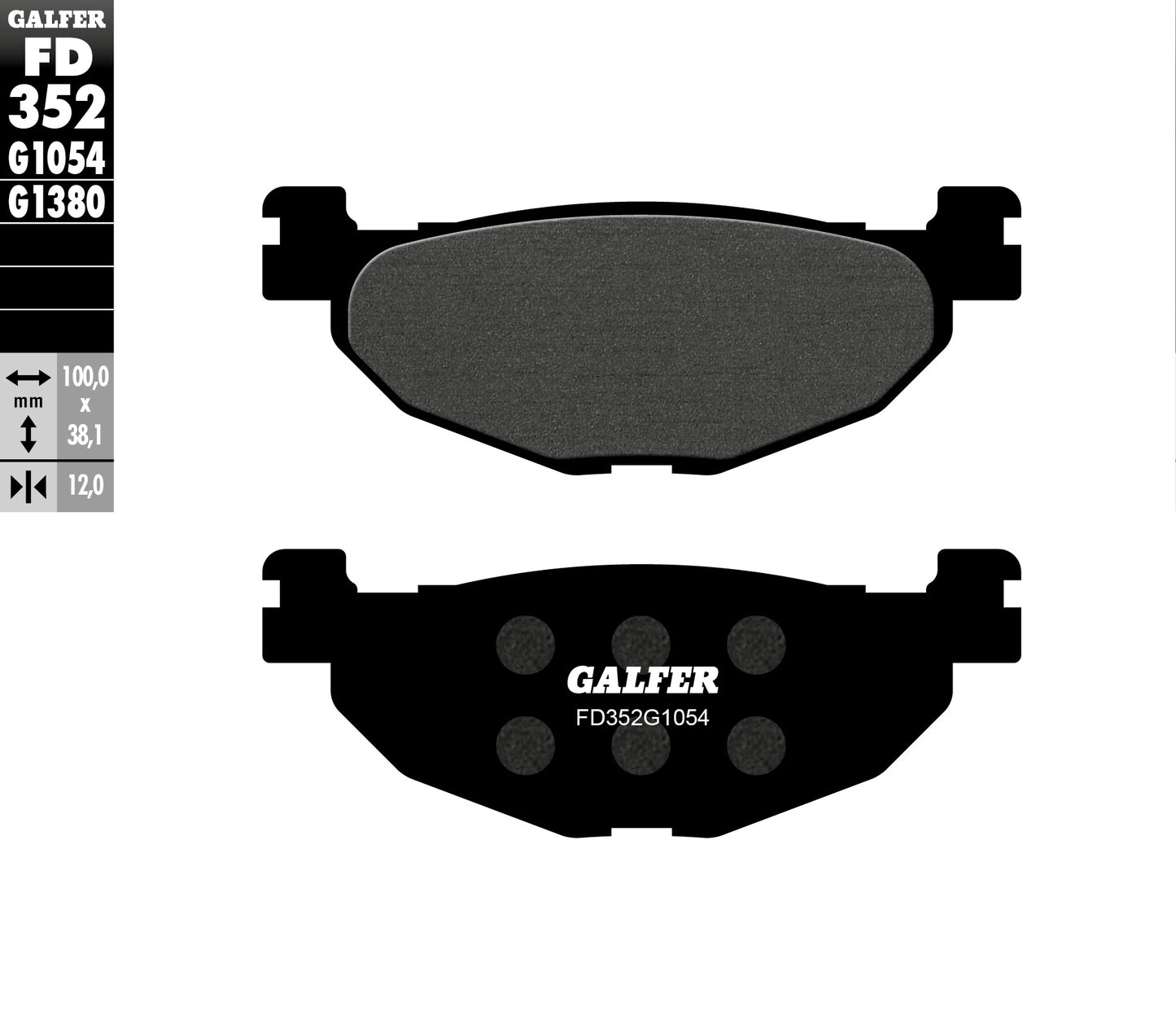 BRAKE PADS KH408 SEMI-METALLIC