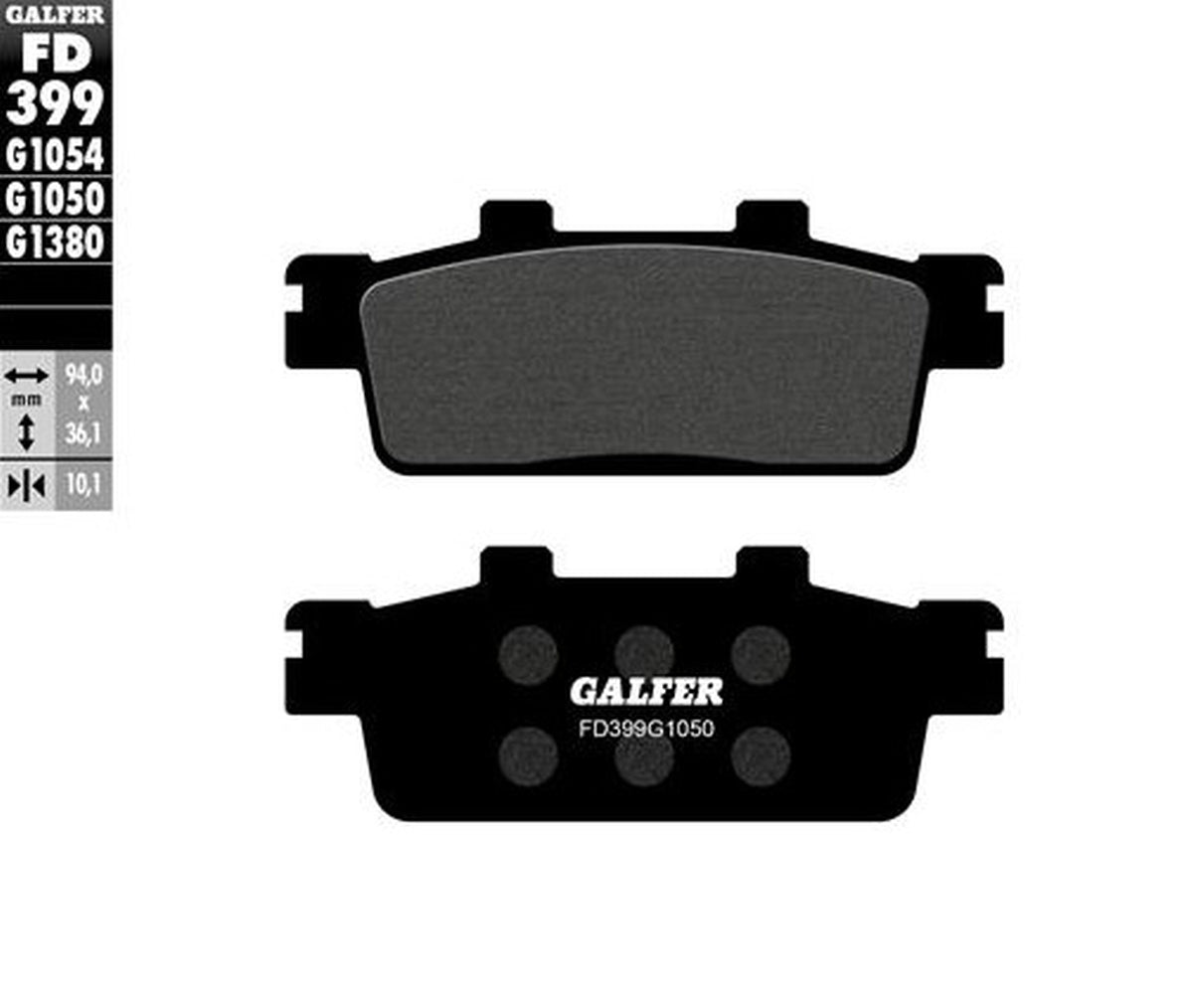 BRAKE PADS KH427 SEMI-METALLIC SCOOTER