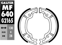 BRAKE SHOES Y535 YAMAHA YBR125/250 05- XV125 VIRAGO 97-99 XVS125/250 DRAG STAR 00- SP125 MAJESTY 98-00 YFM200 86-89 MBK BOOSTER/DOODO/SKYLINER 100/125/150 00-