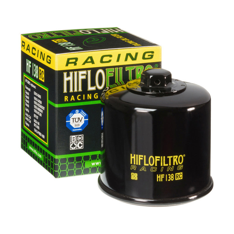 Oil filter HF 138 RACING GSX/GSXR/SV/TL/VZ/VS/DL NUT 17MM