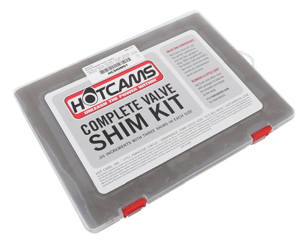 VALVE SHIMS SET 7.48MM FROM 1.20 TO 3.50 EVERY 0.05, 3 PCS EACH