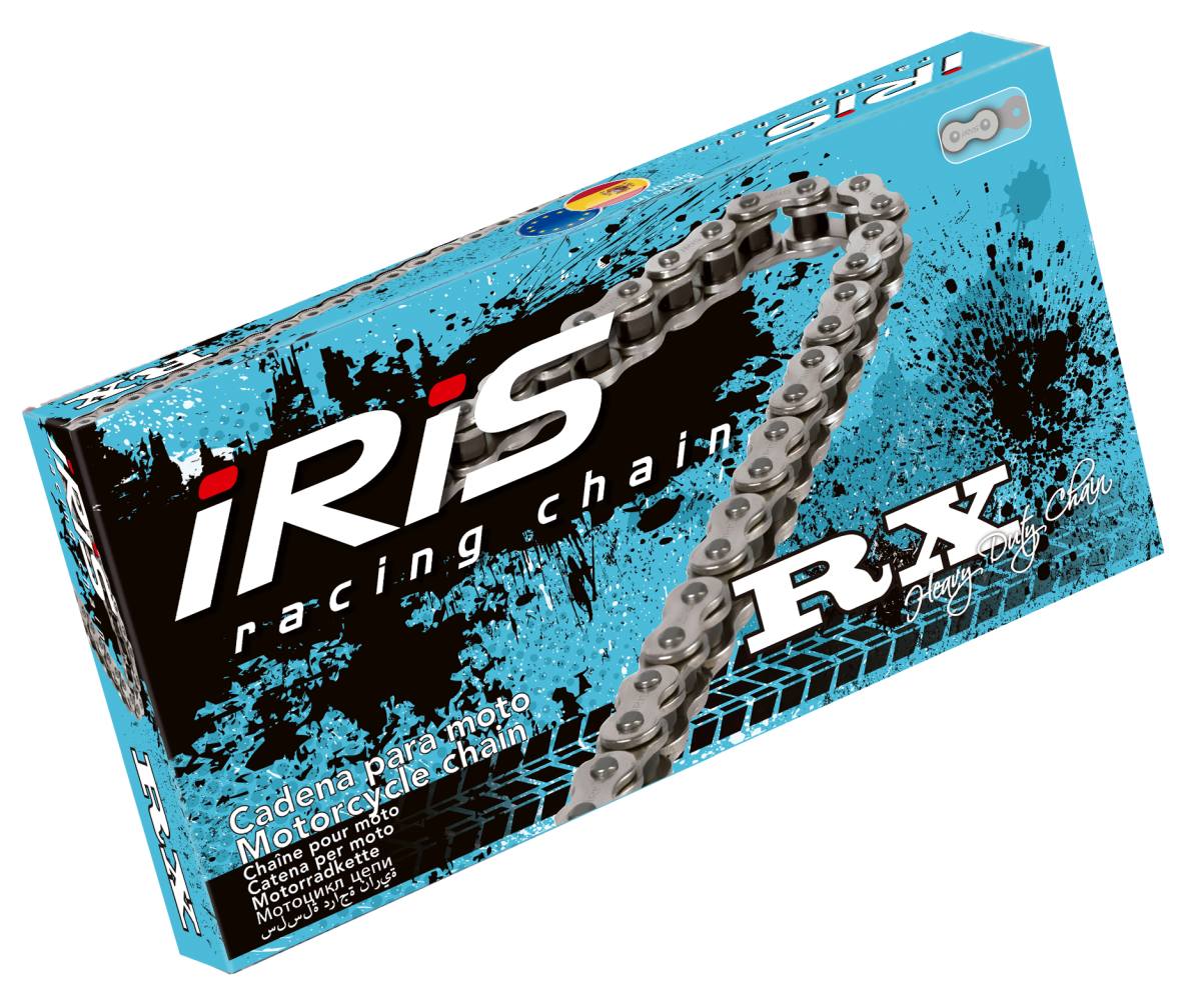 DRIVE CHAIN 420 RX-116 (116 LINKS) NON O-RING (OPEN + CLIP) COLOR SILVER (MOTOCROSS UP TO 85CC) (19.5KN)