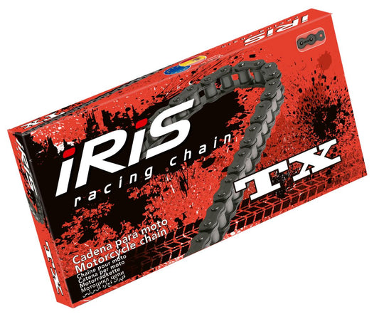 DRIVE CHAIN 428 TX-122 (122 LINKS) NON O-RING (OPEN + CLIP) COLOR BLACK (UP TO 85CC) (18.5KN)