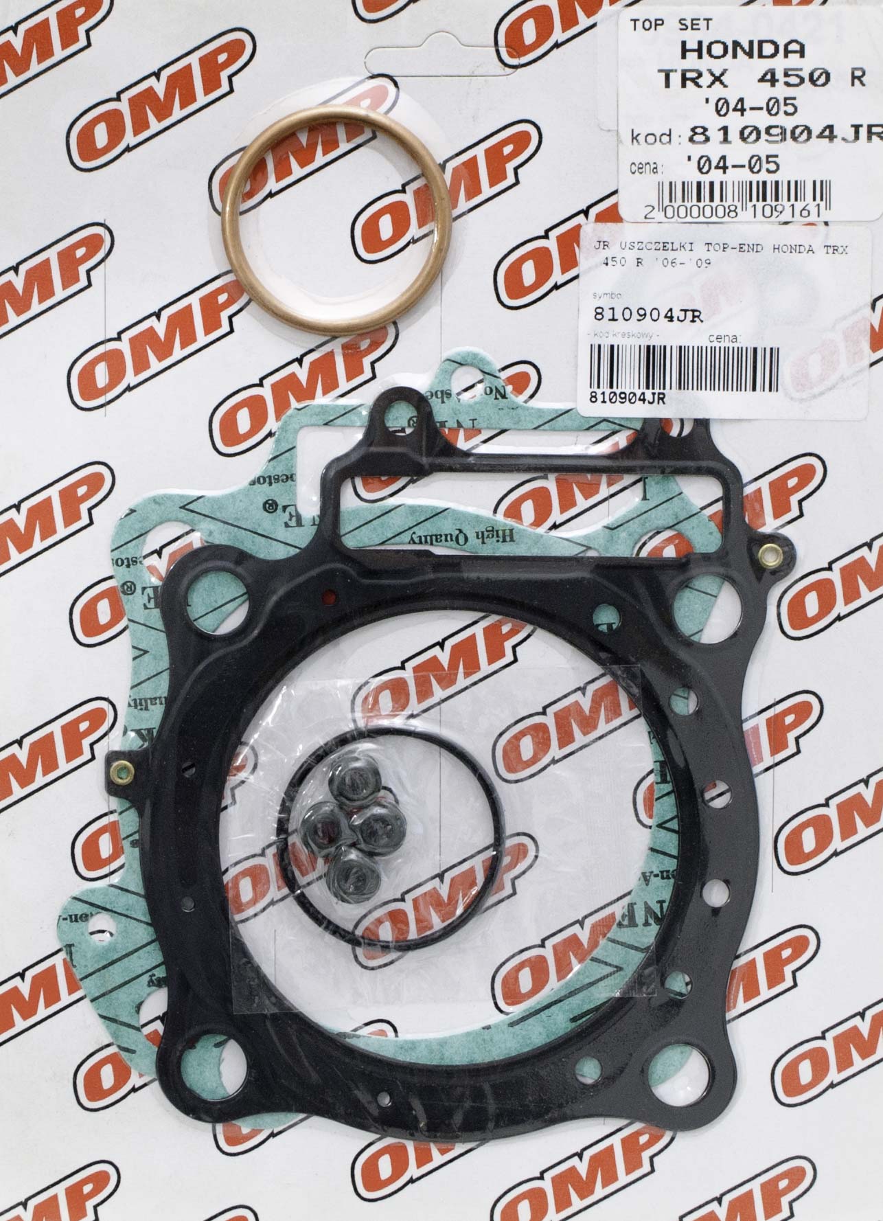 TOP-END GASKET SET HONDA TRX 450 R 06-09