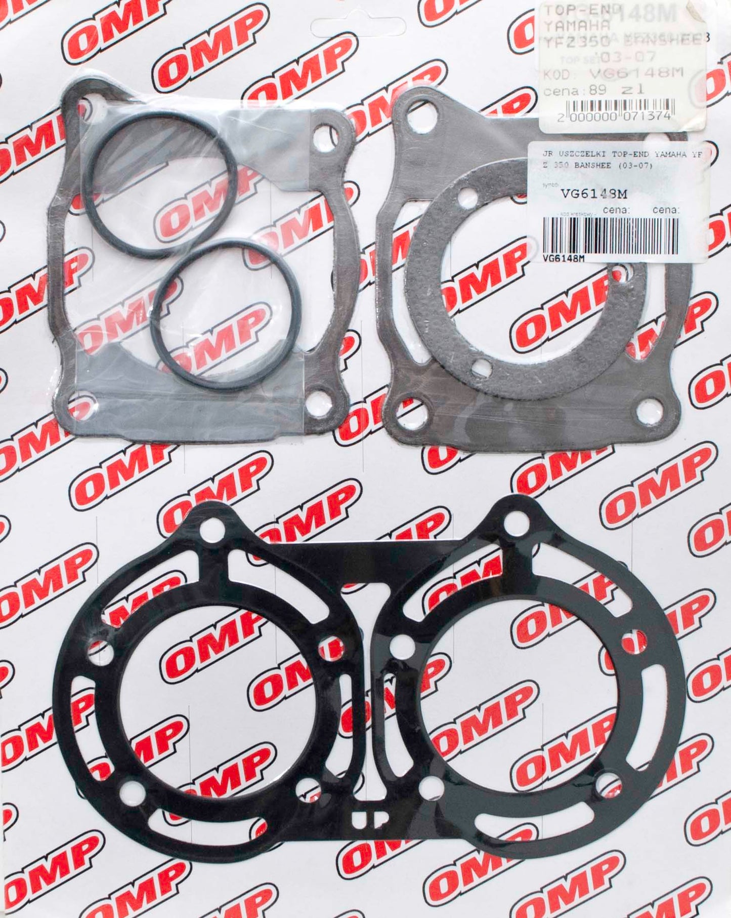 TOP-END GASKET SET YAMAHA YFZ 350 BANSHEE 03-07