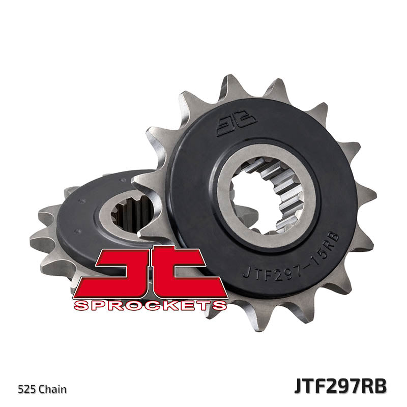 Front Sprocket 2041 15 Z Rubber HONDA CB 500 '94-'03, CBF 500 '04-'08 (204115JTRB) (Chain. 525)