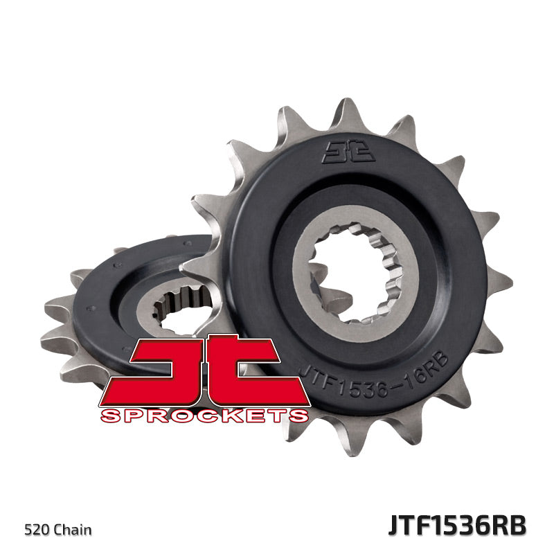 Front Sprocket 585 16 Z Rubber KAWASAKI ZX-6R/RR '07-17, YAMAHA XTZ 750 '90-'98 (58516JTRB) (Chain. 520) - Replaces JTF1536.16