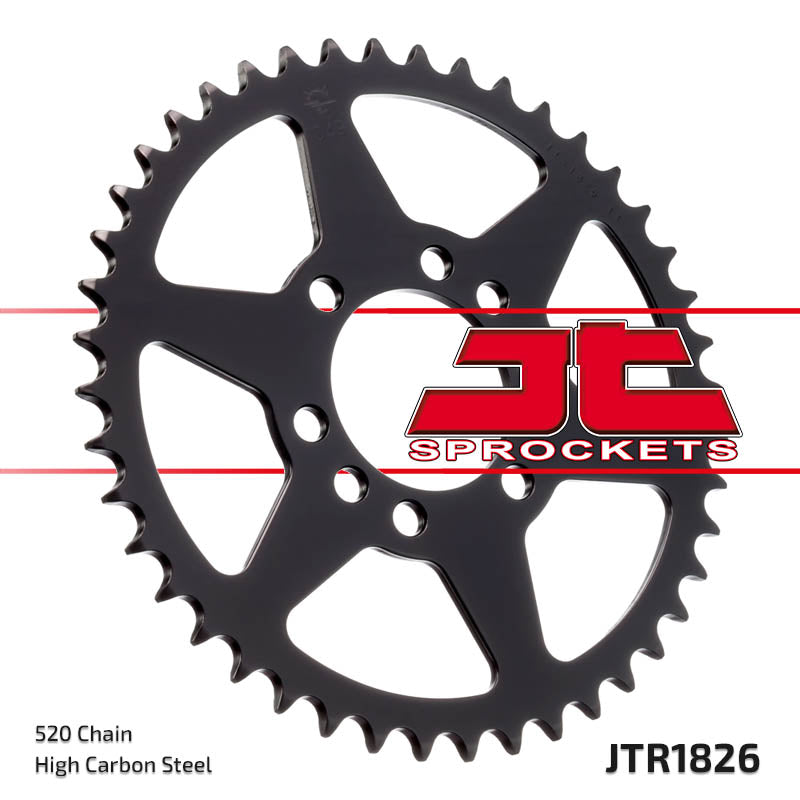 Rear Sprocket 4302 42 SUZUKI LTZ 400 QUADSPORT '03-'08, VAN VAN RV 200 '16-'19 (Chain. 520) (430242JT)