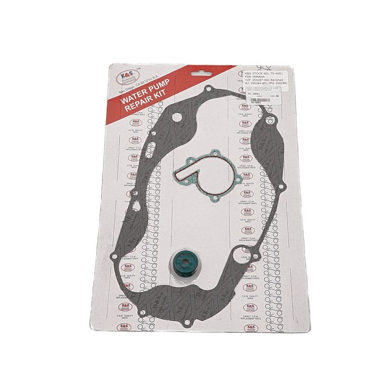 K&S WATER PUMP REPAIR KIT YAMAHA YFZ350 87-07