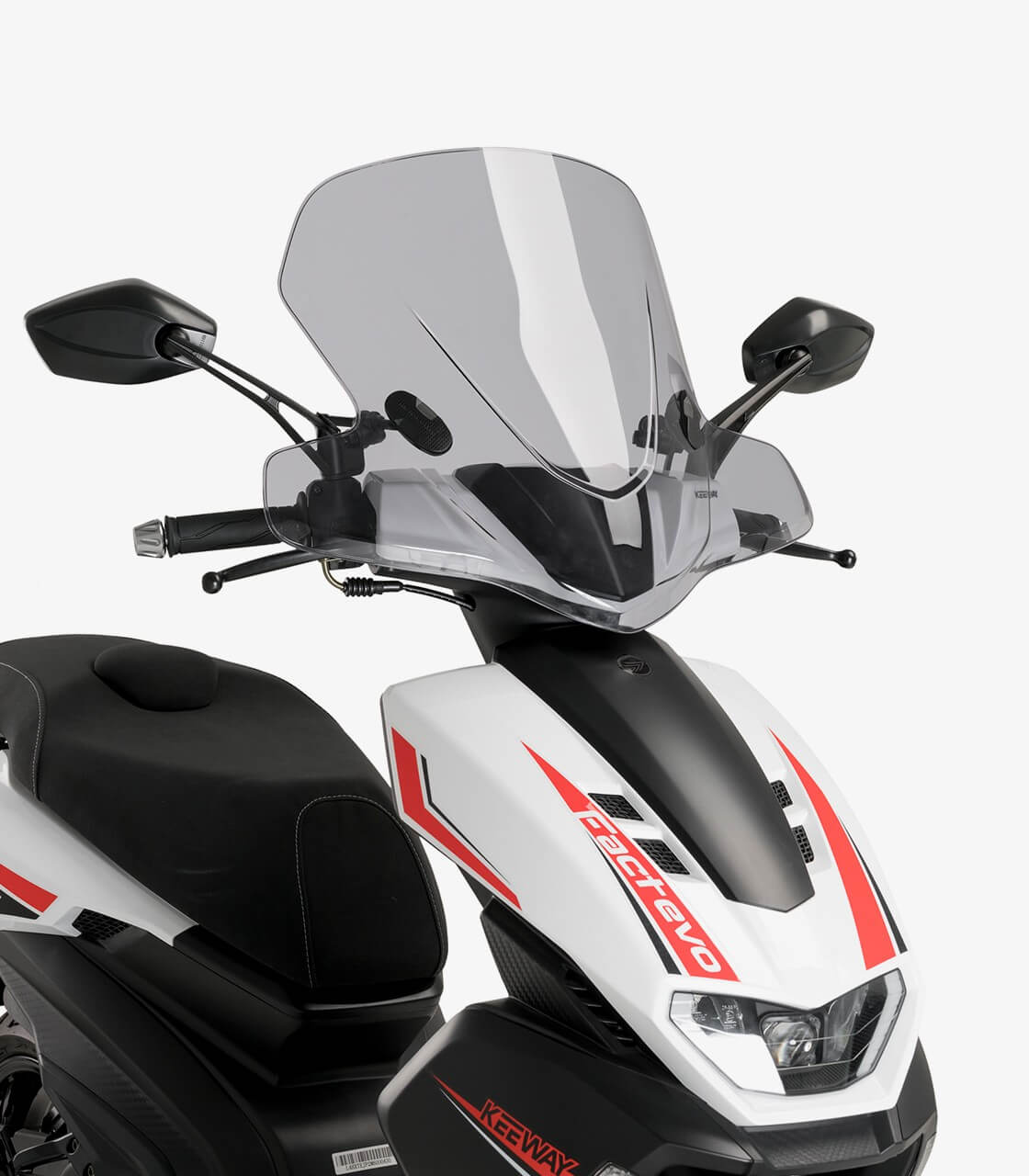 Front screen Fact EVO 125 i.e. 4T Euro 5 2021–2024 light smoke