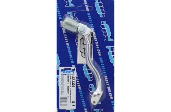 GEAR SHIFT LEVER HONDA CRF250R 04-09, 250X 04-18, BETA RR (ALUMINUM) COLOR SILVER, STEEL TIP