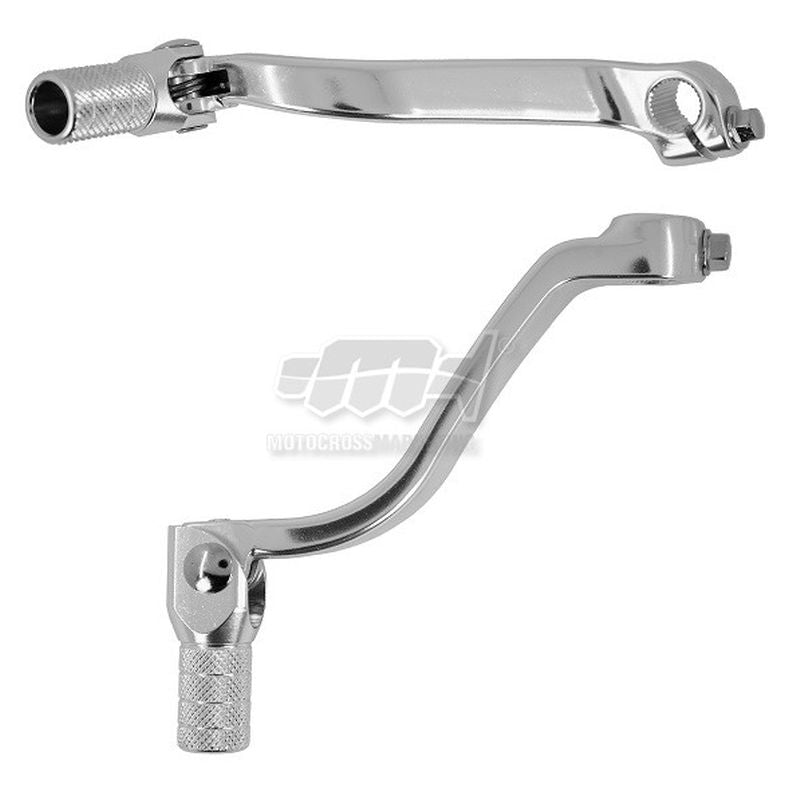GEAR SHIFT LEVER SUZUKI RMZ450 08-25 (ALUMINUM) COLOR SILVER, STEEL TIP