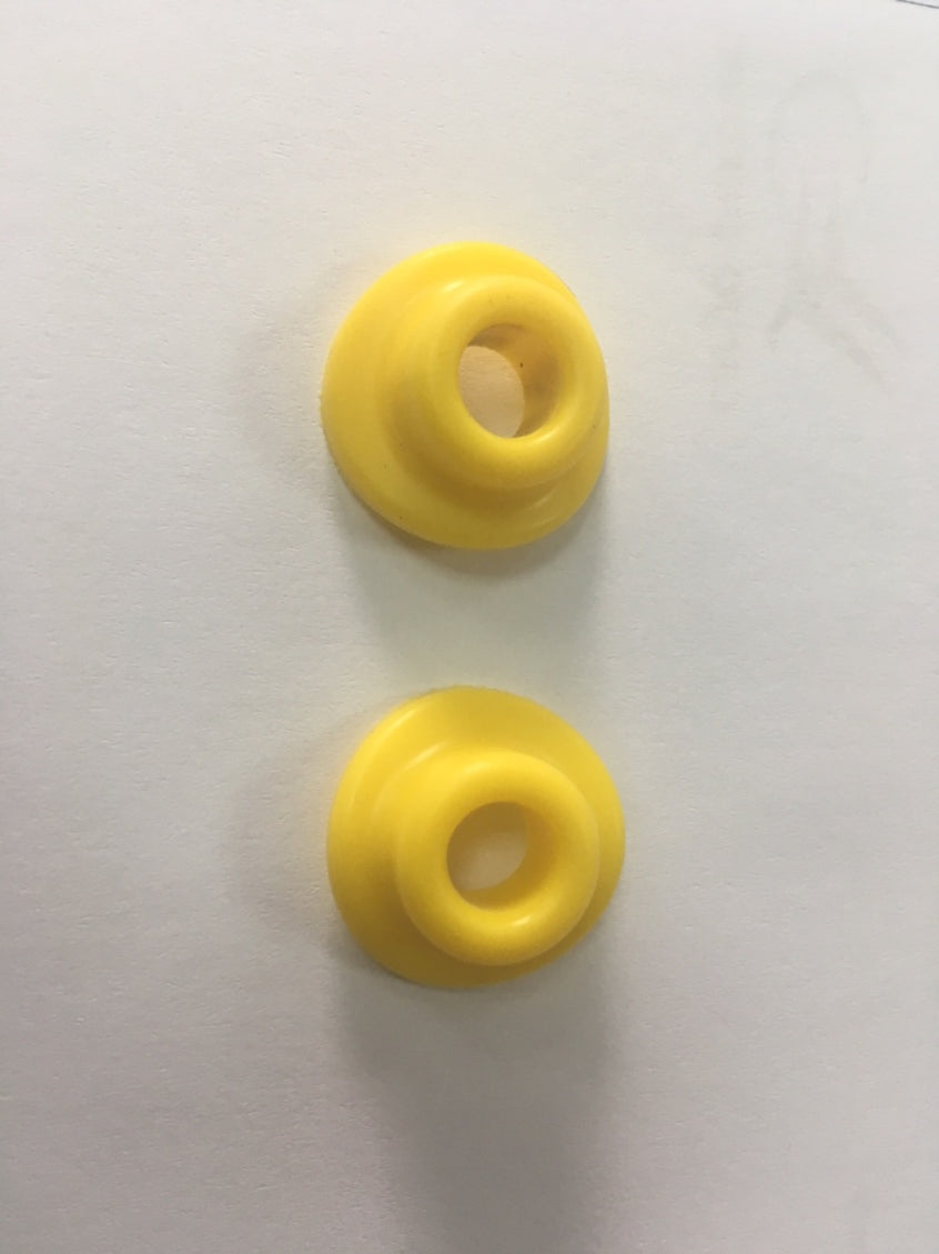 VALVE STEM SEAL MUDGUARD RUBBERS (SET 2 PCS) COLOR YELLOW
