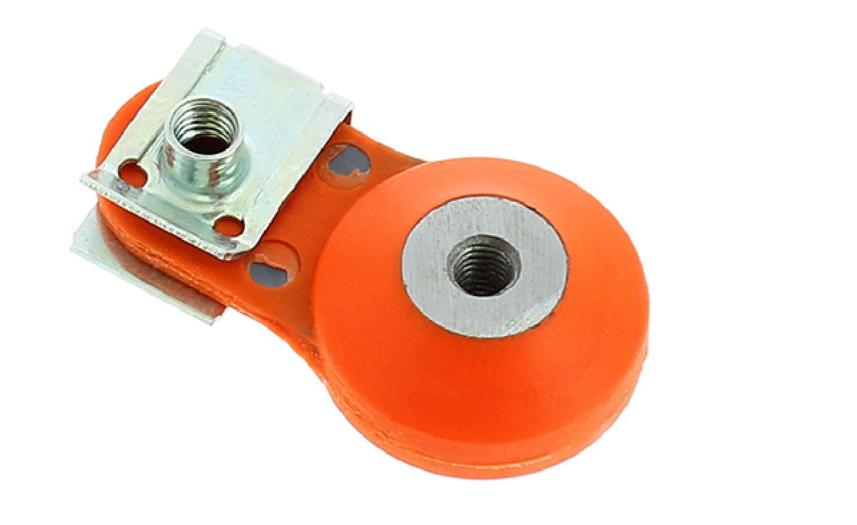 RESONATOR PIPE (DIFFUSER) BRACKET/SILENTBLOCK KTM/HUSQVARNA/BETA (1 PCS) COLOR ORANGE