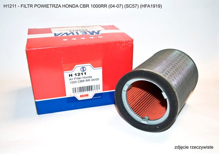 AIR FILTER HONDA CBR1000RR 04-07 (HFA1919) (SC57)