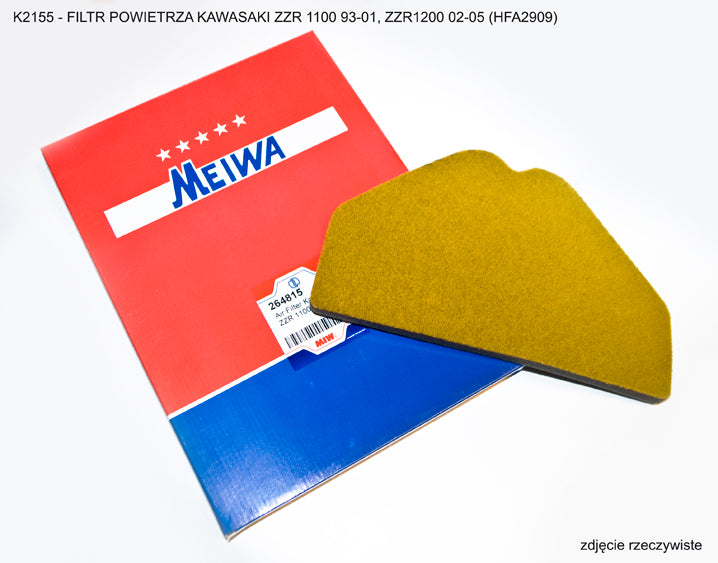 AIR FILTER ZZR1200 02-05, ZZR1100 KAWASAKI 93-01 (HFA2909)