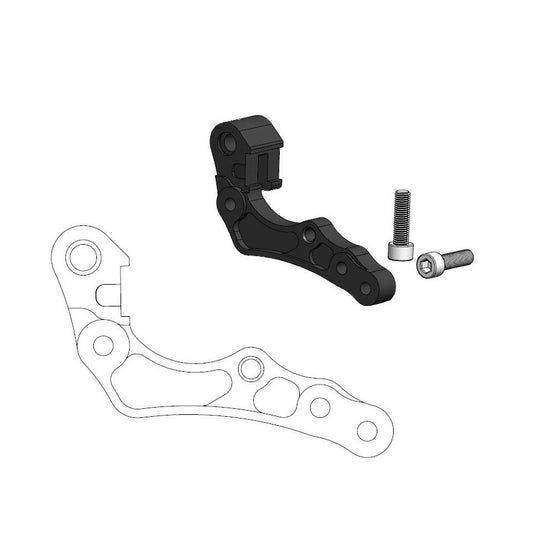 ADAPTER FOR 260MM FRONT BRAKE DISC KTM, HUSQVARNA, GASGAS, HUSABERG (SEE DESCRIPTION) BLACK