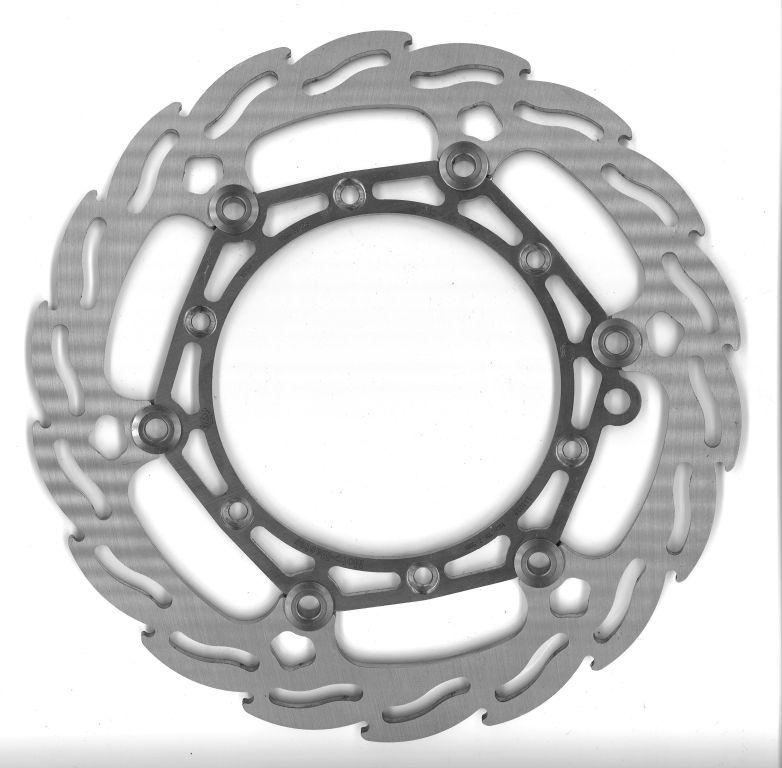 BRAKE DISC FLAME FLOATING FRONT GASGAS '21, KTM 2T/4T '91-'21, HUSABERG, HUSQVARNA, 260MM