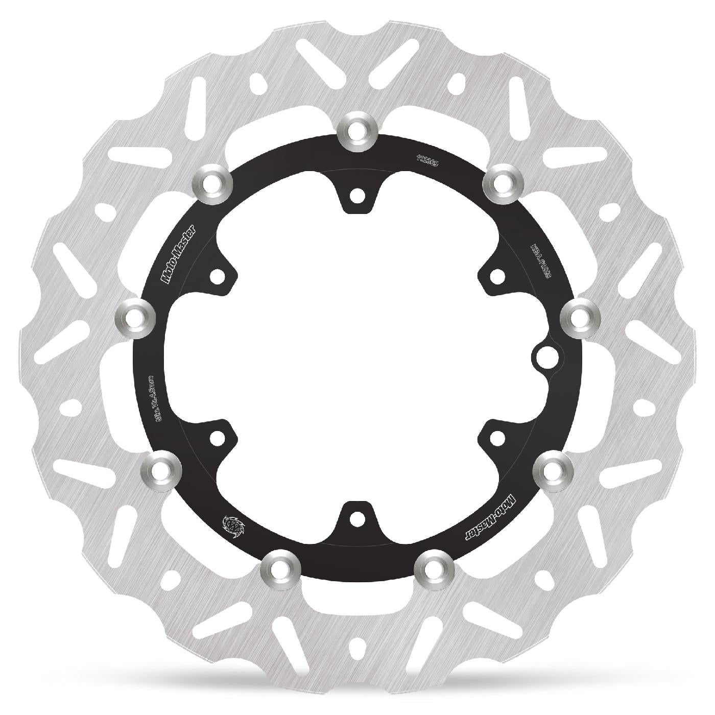 BRAKE DISC NITRO ROAD FLOATING FRONT (ALUMINIUM CENTER) GASGAS/AJP/KTM/HUSQVARNA (300X126.5X5) (SEE DETAILS)