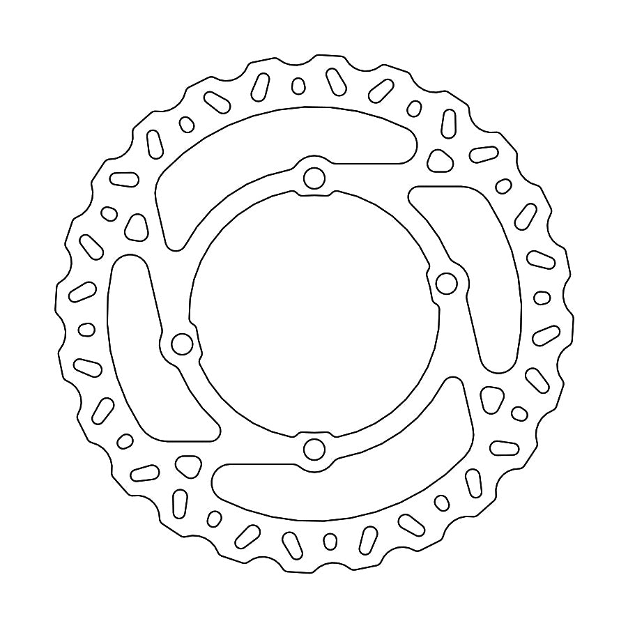 BRAKE DISC FRONT/REAR NITRO SX50/SX-E5 MINI '02-'22 E-BIKE, HUSQVARNA TC50/TC50 MINI '17-'22, KTM, GASGAS MC50/MC-E E-BIKE '21-'22, EE5 E-BIKE '19-'22
