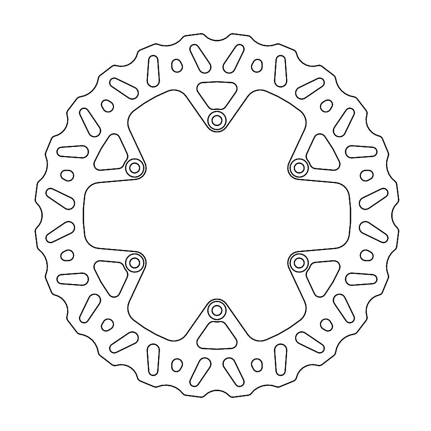 BRAKE DISC REAR NITRO BETA RR250/350/390/430/400/450/480/498/300/500 '13-'20 240MM