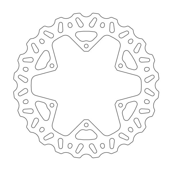 BRAKE DISC REAR NITRO YAMAHA YZF 245MM