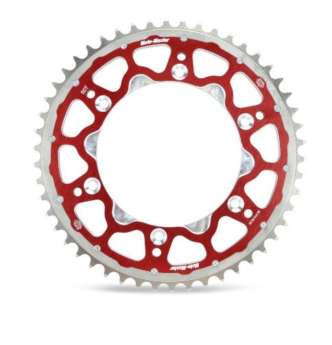REAR SPROCKET DUAL RING (STEEL/ALUMINIUM) 899-52 RED KTM/HUSQVARNA/HUSABERG (JTA897.52) (CHAIN 520)
