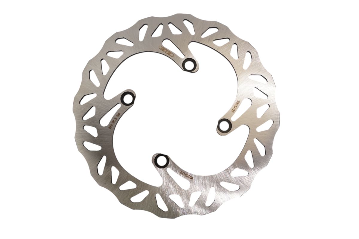 BRAKE DISC REAR KAWASAKI KX250 03-21, KXE450 10-20, KLX450 07-21, KX125 03-08, KX450 06-18, SUZUKI RM-Z250 04-06 (240X115X) (4X10.5MM) (USED BY COURTNEY DUNCAN)