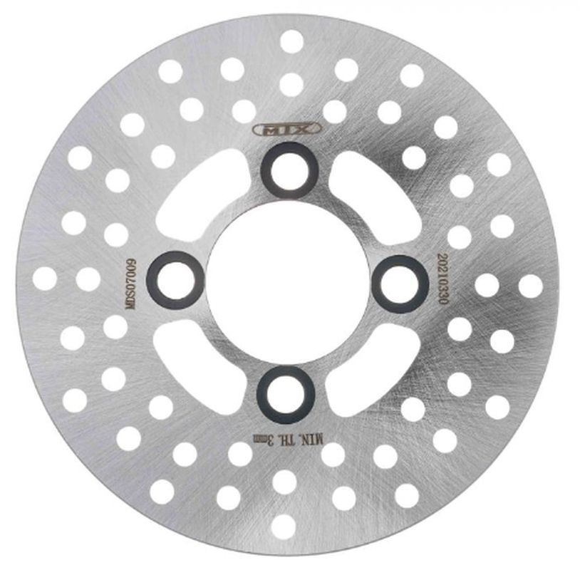 BRAKE DISC FRONT YAMAHA YFZ450 04-14, YFM700R 06-18, YFM660R 01-05, YFM400 GRIZZLY 07-08, YFM250 01-13, YFZ350 BANSHEE 90-09, YFM350 92-10 (160X48X3.5MM) (4X10.5MM)