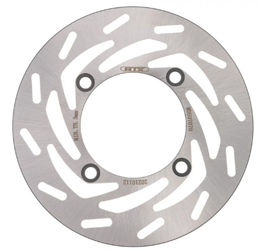 BRAKE DISC FRONT YAMAHA YFM700F GRIZZLY 07-18, YFM550 07-14 (220X96X3.5MM) (4X10.5MM)