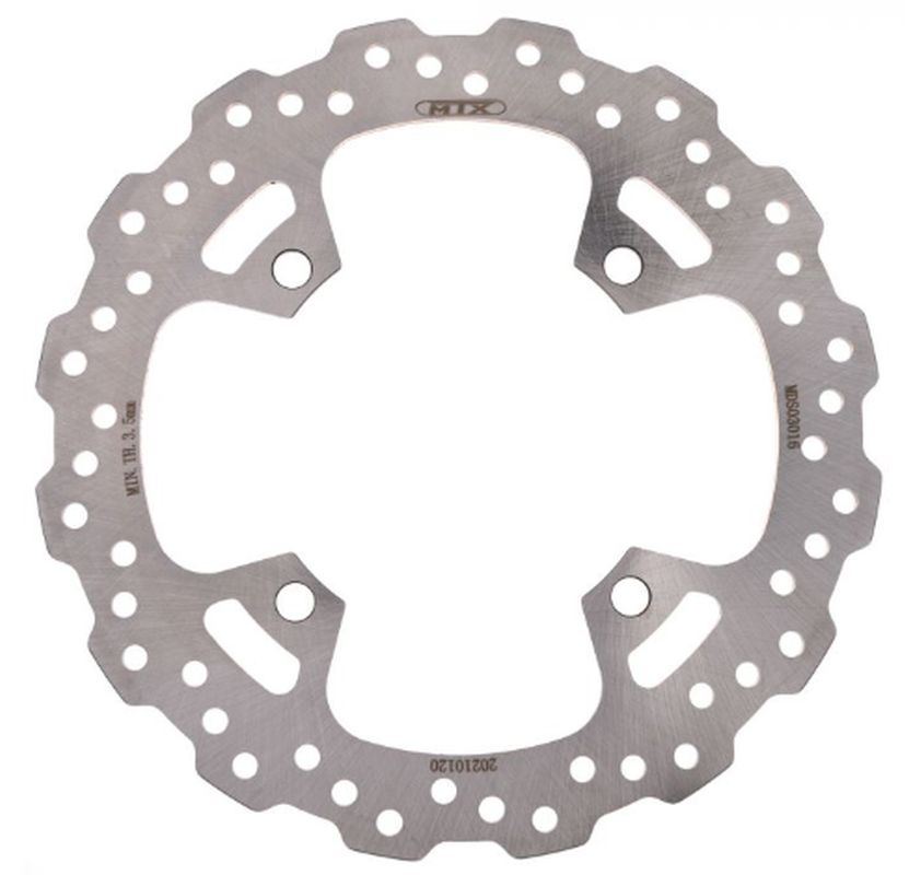 BRAKE DISC REAR SUZUKI RM-Z250 04-06, KAWASAKI KX250F 04-21, KX125/250 03-08, KLX450R 08-18, KX450F 06-18 WAVE (240X115X4MM) (4X10.5MM)