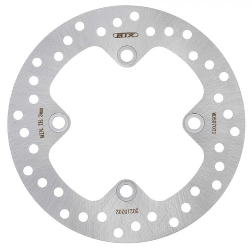 BRAKE DISC REAR YAMAHA YFM700 GRIZZLY 07-18, YFM550 GRIZZLY 11-14 (250X98X4.0MM) (4X10.5MM)